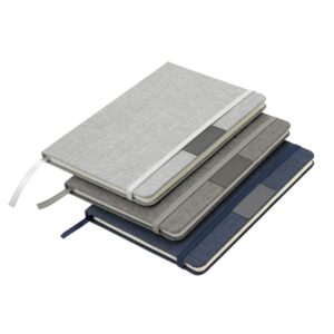 Cuaderno Tela Metal