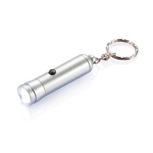 Llavero Linterna Plata