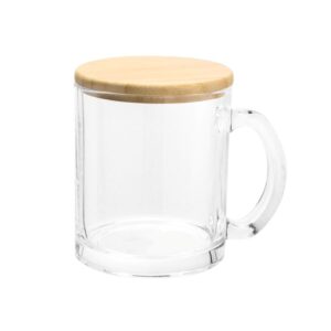 Taza Vidrio Bambú